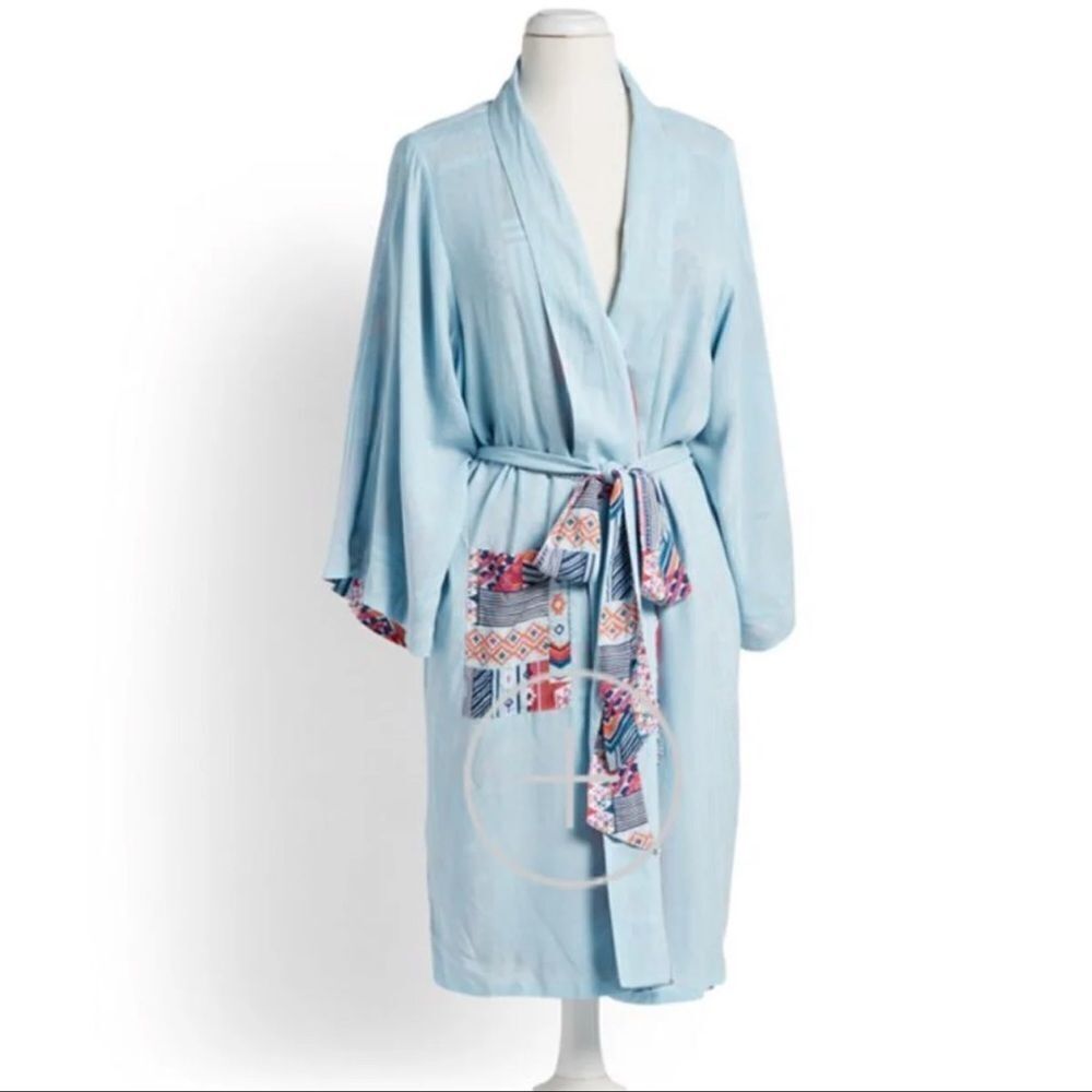 New Vera Bradley Reversible Robe Patchwork Bouquet - image 3